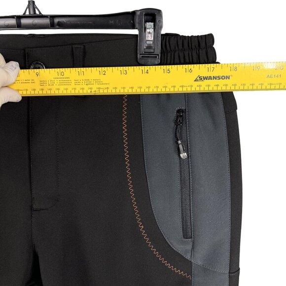 Gash Hao Mens 32x32 Outdoor Hiking Pants Fleece Lining Water-Resistant Softshell - Picture 9 of 16